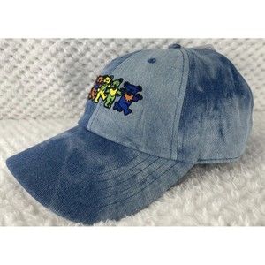 Grateful Dead Bioworld Dancing Bears Baseball Hat/Cap Adjustable Adult